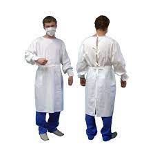 Халат хірургічний,с запахом на зав'язках,багаторазового використання, Майстер А